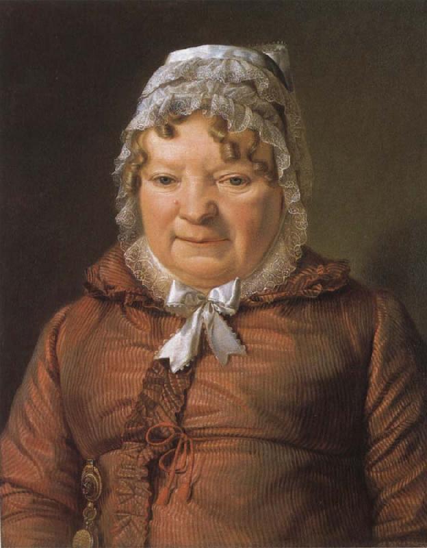 Ferdinand Georg Waldmuller The Mother of Captain von Stierle-Holzmeister oil painting image